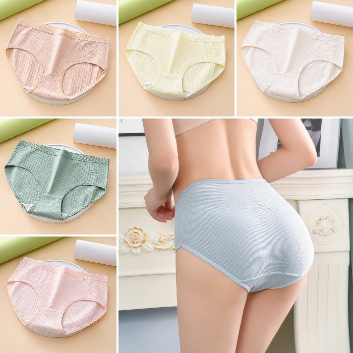 ✨【Promocja ograniczona czasowo】💖🛒(7 sztuk) Wygodne i proste antybakteryjne majtki damskie z wysokim stanem