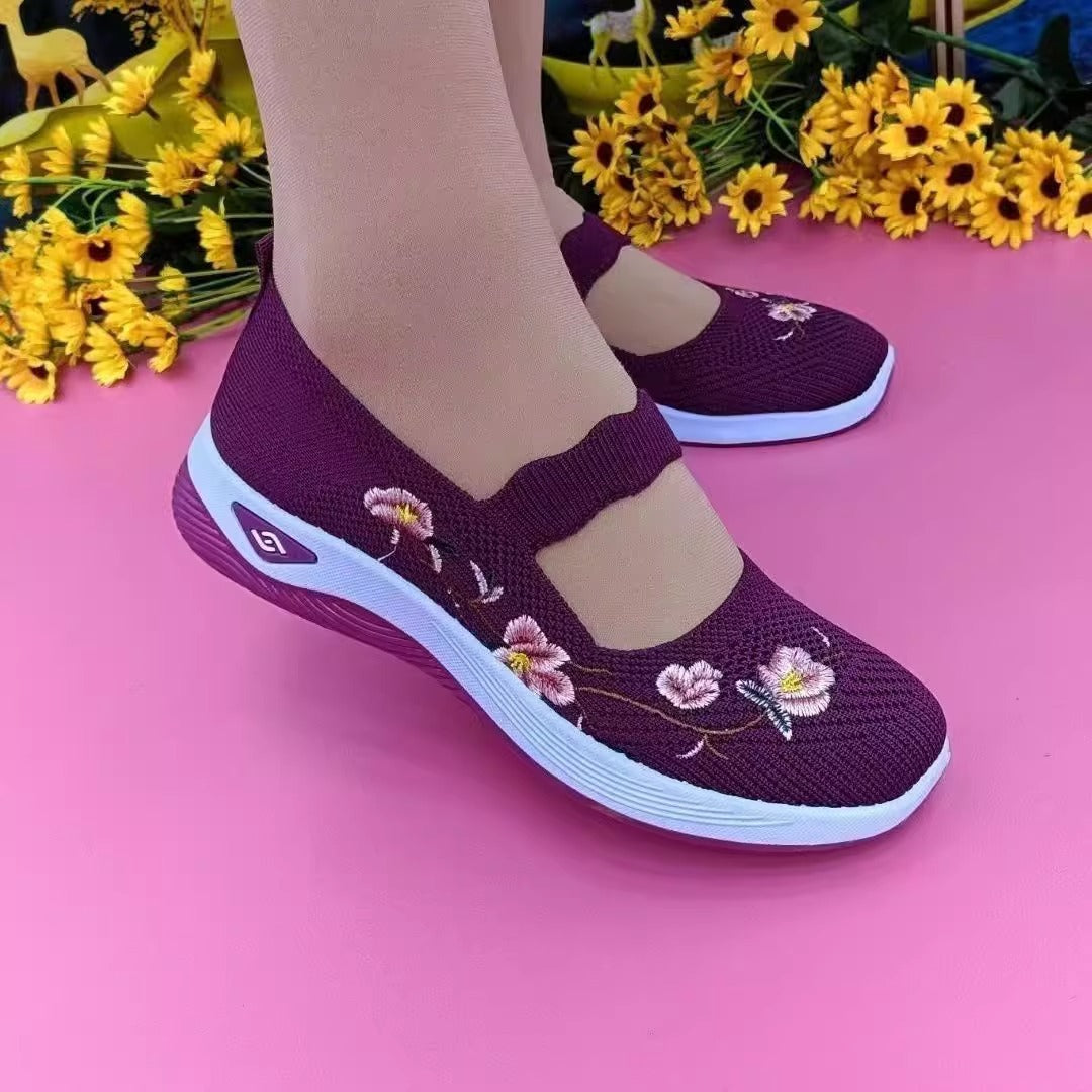 🥰💐【36-41】 Wygodne i oddychające buty antypoślizgowe dla osób w średnim i starszym wieku