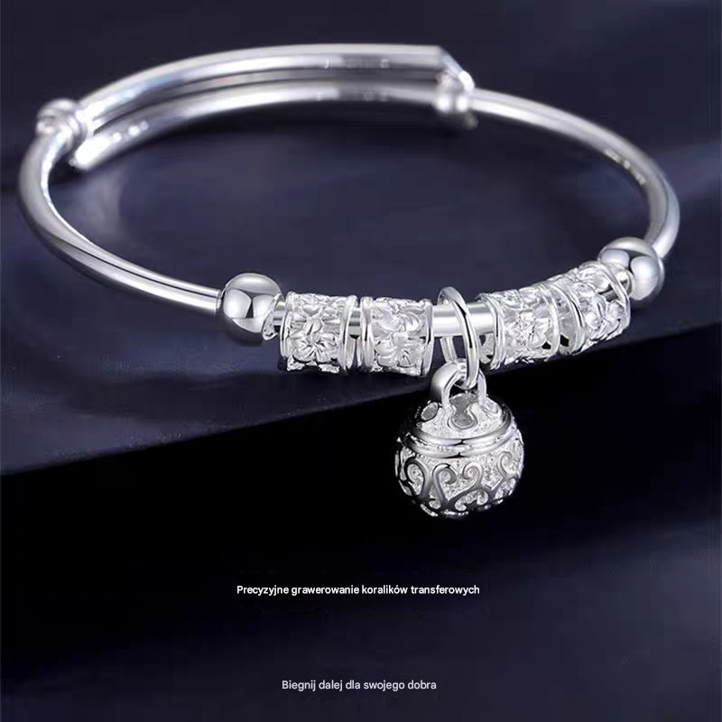 ✨💎【Kup 1, a 1 dostaniesz gratis】Damska wysokiej jakości regulowana bransoletka ze srebra próby 925 — bransoletka łapacz snów + bransoletka na szczęście