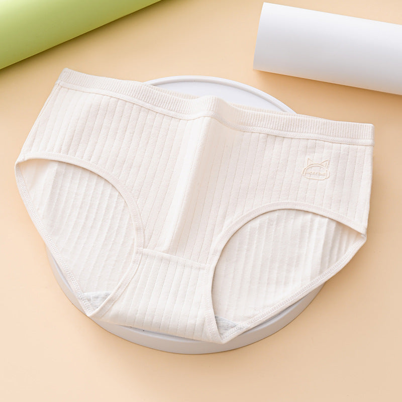 🩲🏆 Letni zestaw (7 szt.) – Wysokie, bawełniane majtki damskie o wygodnym i oddychającym kroju