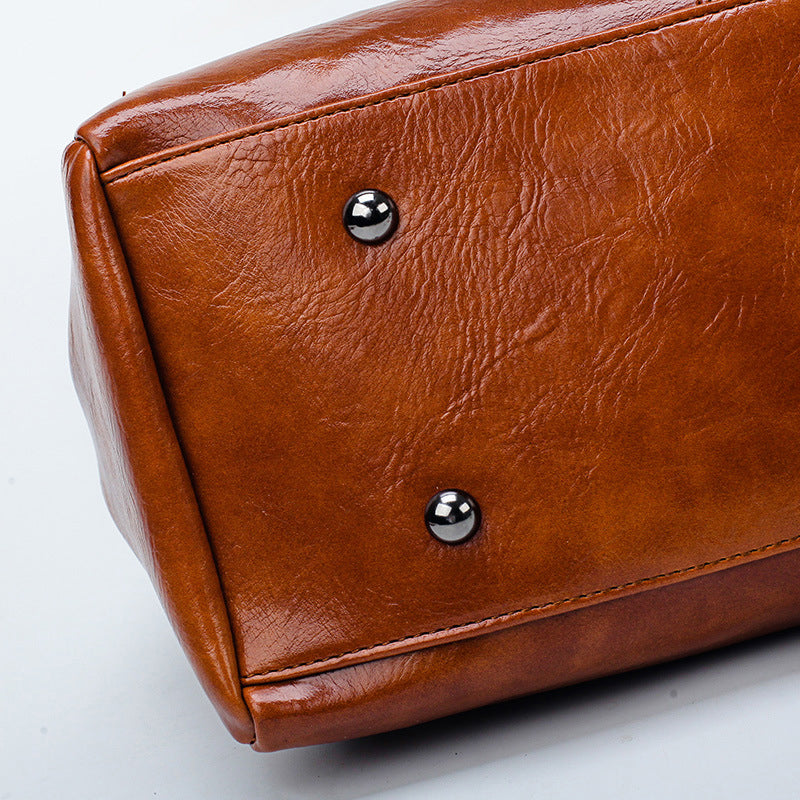 👜✨【50% έκπτωση🔥】Νέα μοντέρνα γυναικεία τσάντα Vintage από δέρμα Boston