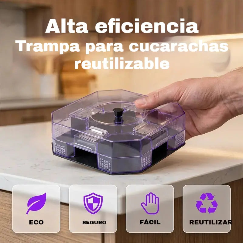 🔥🦟Trampa para cucarachas altamente eficaz y reutilizable