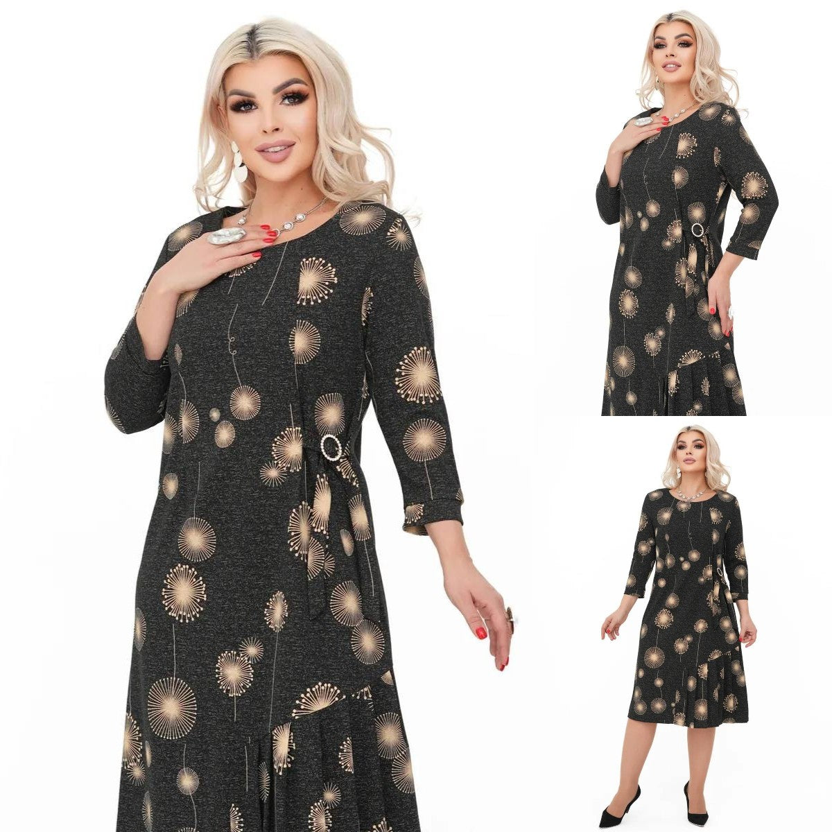 ššćS-5XLć2024 nowa zimowa modna i elegancka sukienka, wygodna i miÄkka-3804664
