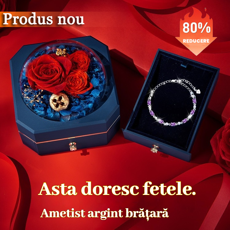 😀💜Bransoletka z fioletowego ametystu ze srebra 925