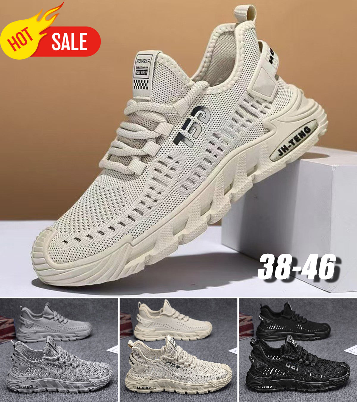 š„šć38-46ć2025 mÄskie letnie buty casualowe, oddychajÄ
ce, miÄkkie podeszwy, doskonaÅy komfort