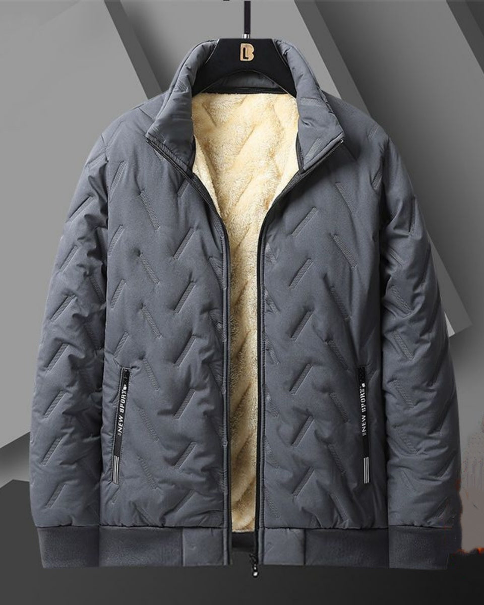 š„ć50% popustćš„ćM-5XLćMoÅ”ka zimska jakna iz žameta in odebeljenega bombaža za veÄje velikosti