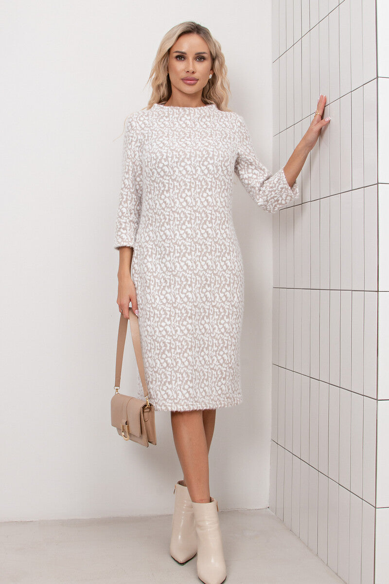 🔥【S-5XL】🌈✨2024 nowa, wysokiej jakości modna, jesienna i zimowa elegancka sukienka na co dzień3834481