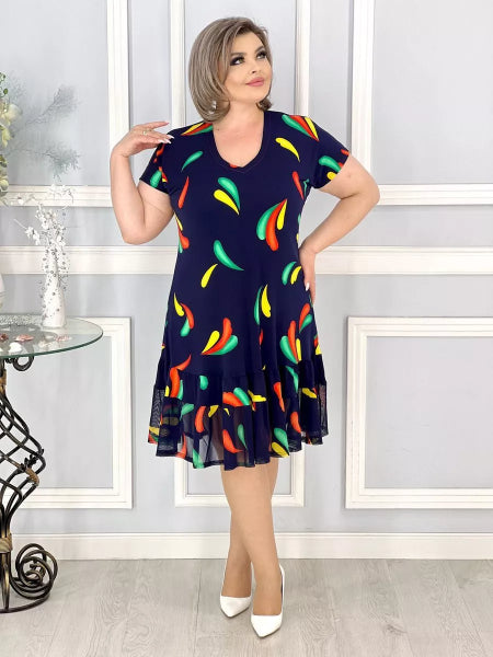 2024 Nowa, oddychająca spódnica z nadrukiem kwiatowym3672519