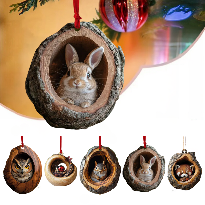 【5 sztuk】🎄Ozdoby choinkowe ze zwierzętami. małe ozdoby zwierzęce3826904