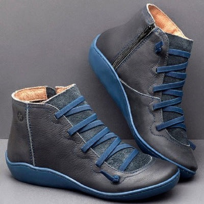 👢👍【35-43】Wiosenne nowe damskie buty duże rozmiary krótkie buty casualowe