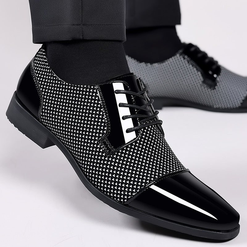 Nowe biznesowe męskie oddychające buty casual-3912739
