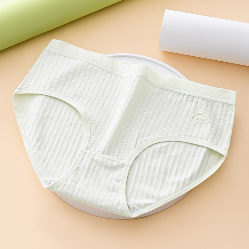 🩲🏆 Letni zestaw (7 szt.) – Wysokie, bawełniane majtki damskie o wygodnym i oddychającym kroju