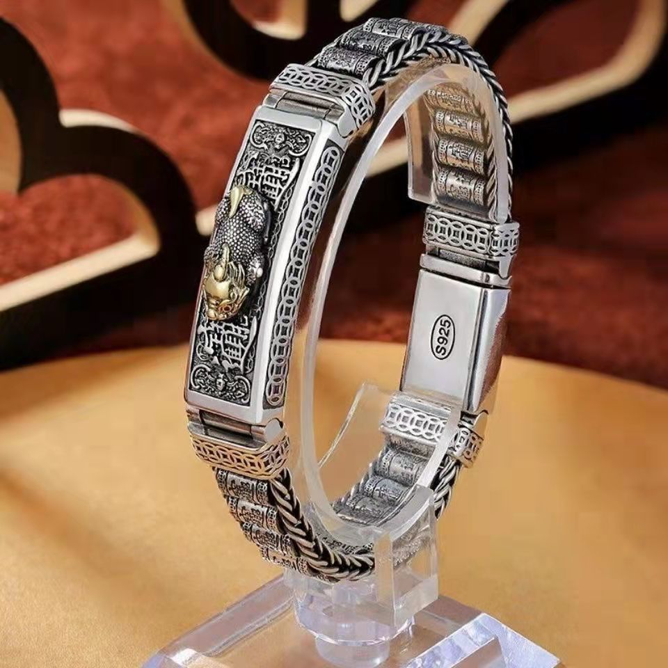 đđăBestsellerăModna srebrna bransoletka, caĆkowicie nowy design--3733079