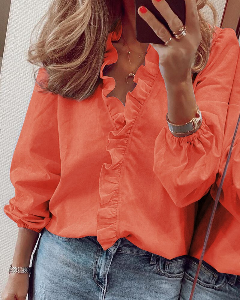 💖💫Nowa elegancka damska koszula z długim rękawem