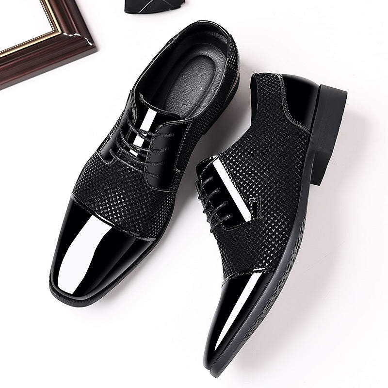 Nowe biznesowe męskie oddychające buty casual-3912739