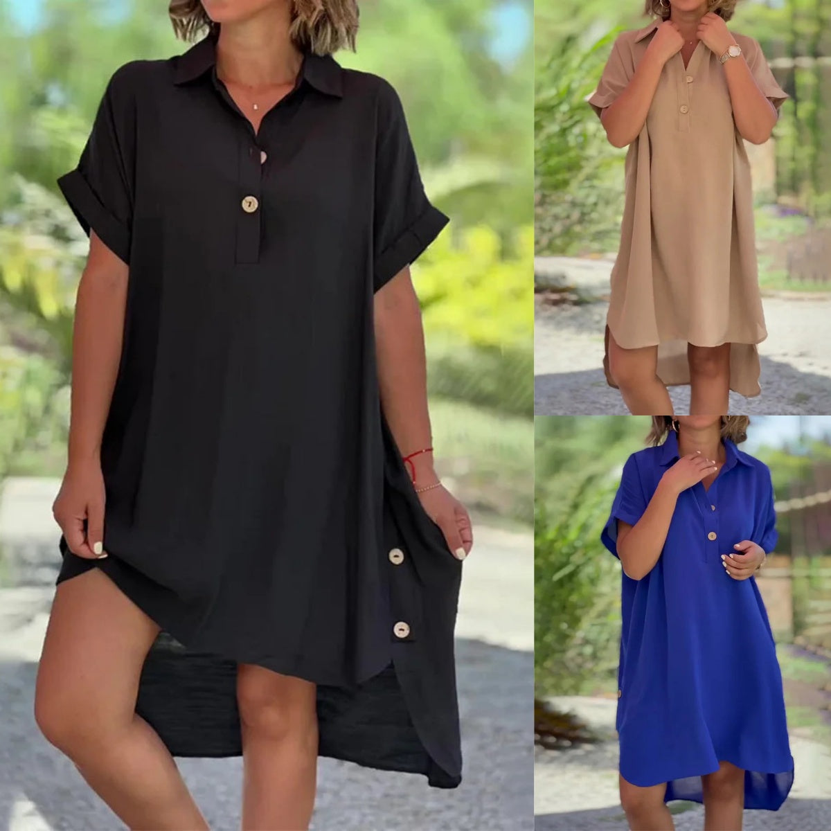 💖【S-5XL】Prosta i wygodna sukienka na co dzień