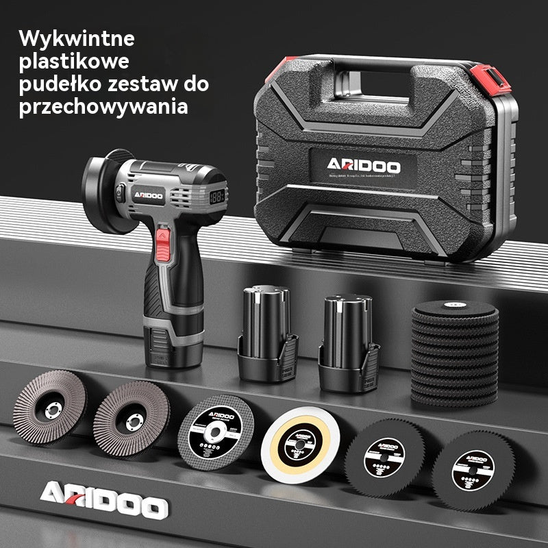🔥【Oferta ograniczona czasowo】🧰Mini szlifierka kątowa 12 V z tarczą tnącą