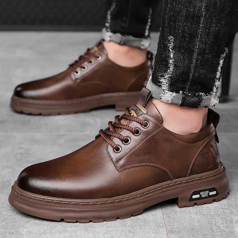🔥😎【Jesienny nowy styl】【39-44】Modne, wysokiej jakości skórzane buty biznesowe męskie