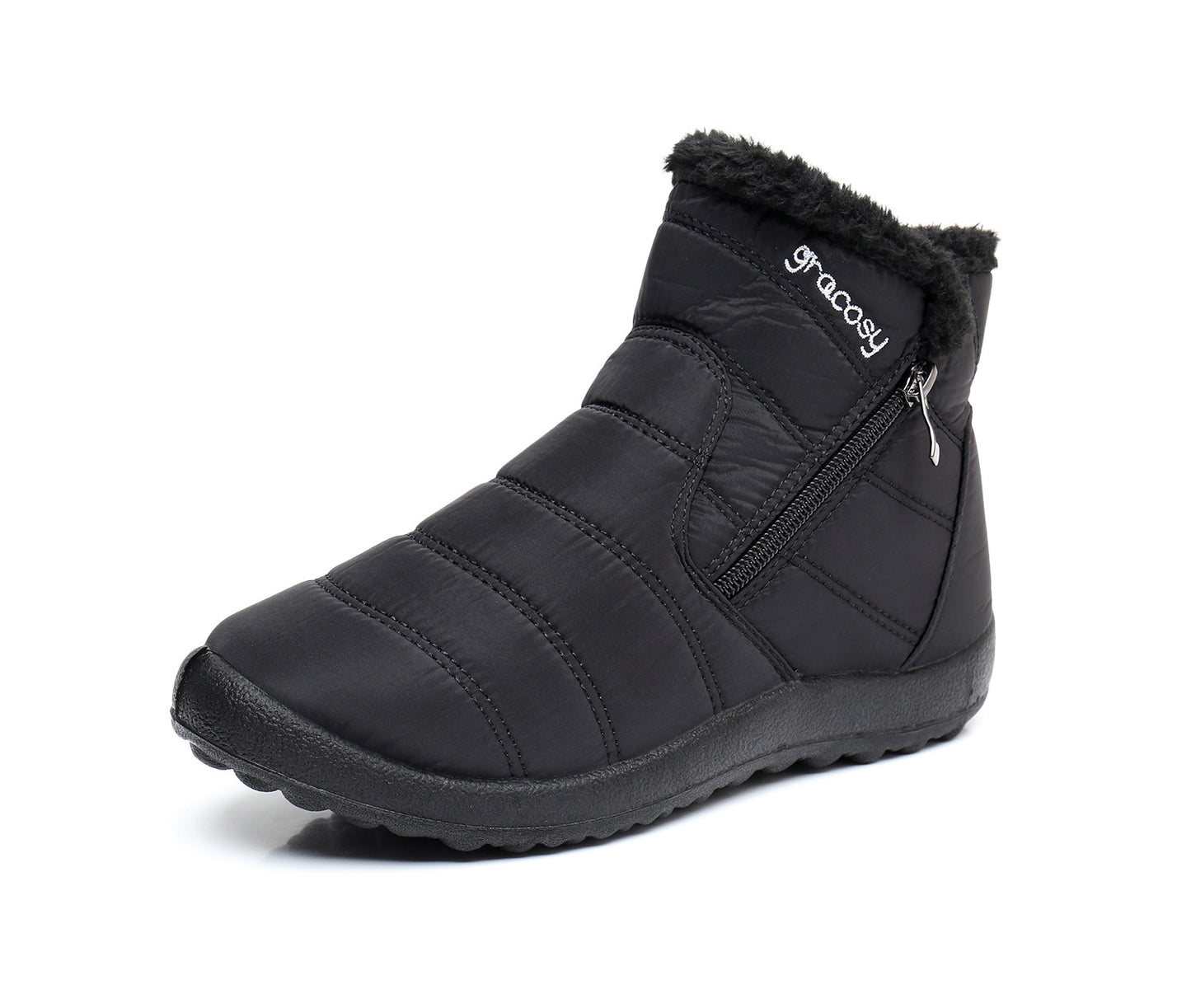 ✨【36-42】Nowe zimowe damskie wodoodporne śniegowce | Ciepłe, polarowe wysokie buty🔒-3833220