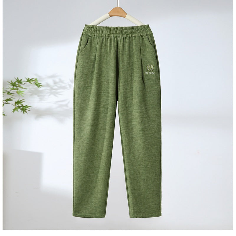 ✨🎉【Ograniczona ilość】【S-5XL】2025 Letnie damskie modne spodnie casualowe Nine-Point