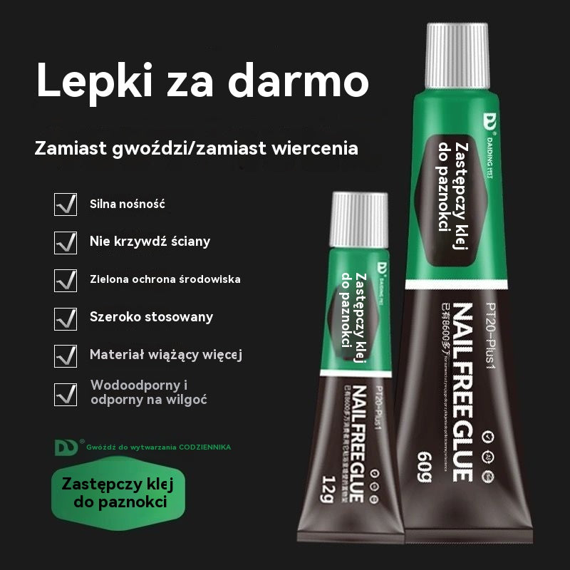 ✨🛒Teraz SUPEROFERTA: Kup 1, otrzymaj 2! 🎁Uniwersalny klej montażowy – trzyma wszystko bez wiercenia! 🔧