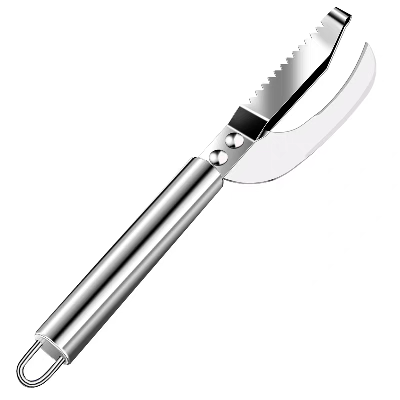 🍲🐟【Oferta 2-częściowa】Wielofunkcyjny nóż ze stali nierdzewnej do skutecznego skrobania łusek ryb