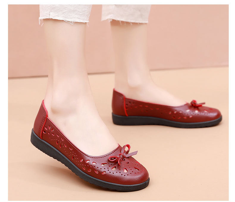 Nowe, modne, płaskie, antypoślizgowe, oddychające buty damskie-3923629