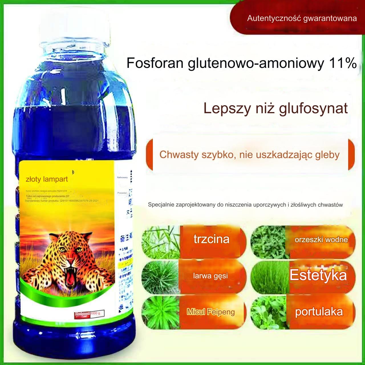 【Kup 1 i otrzymaj 2 gratis】 Wysoce skoncentrowany herbicyd glufosynat amonowy