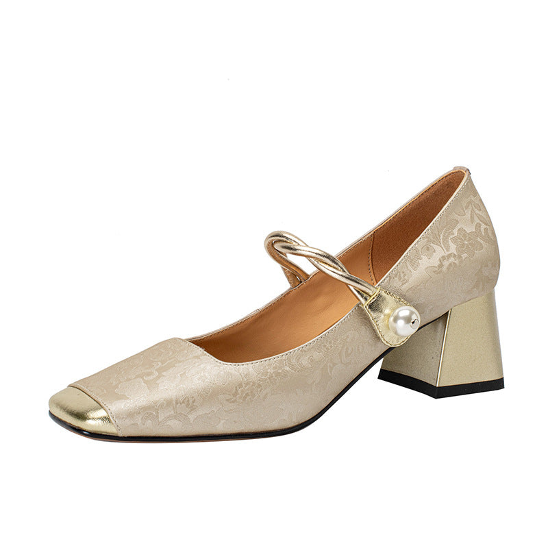 💥👡【35-39】✨Nowe modowe buty retro z haftem w kształcie kwiatów na rok 2025