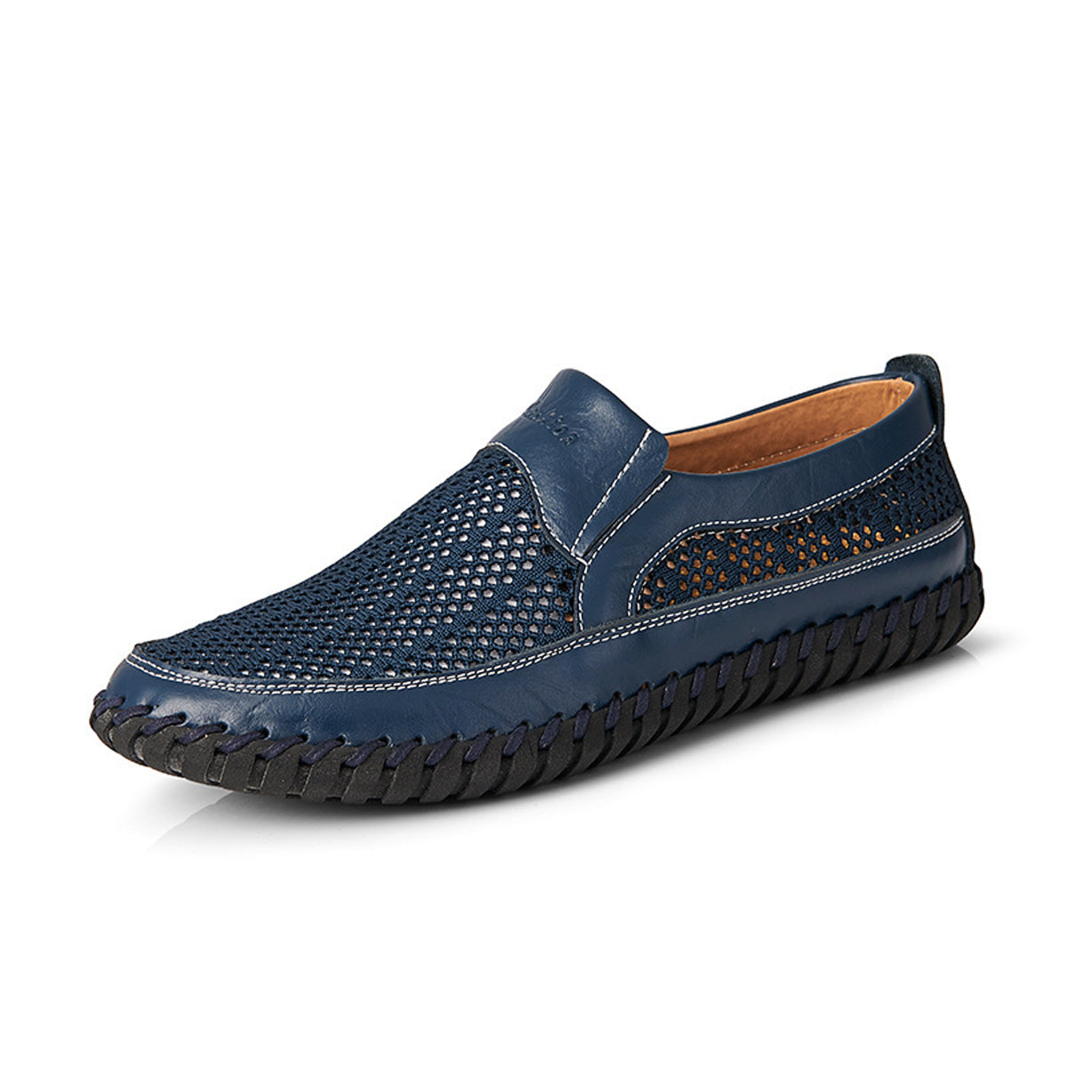 【38-48】👞Letnie nowe męskie buty z siateczki – duże rozmiary – prawdziwa skóra bydlęca ✅Odporne na pot i nieprzyjemny zapach ✅Oddychające i wygodne