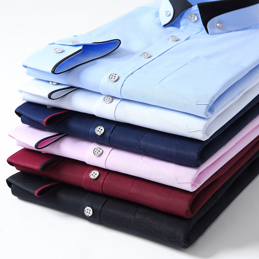 【S-4XL】👕2024 nowa, oddychająca męska koszula biznesowa na co dzień3831565