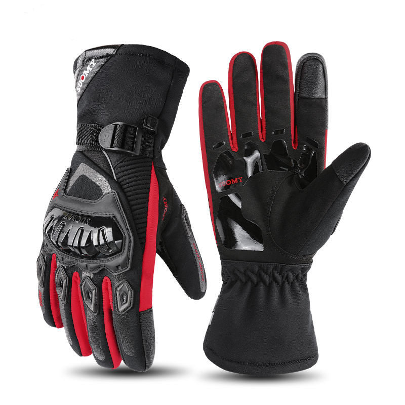 🔥💥【45% zniżki】🧤🧤Zimowe ciepłe rękawiczki motocyklowe-3883408