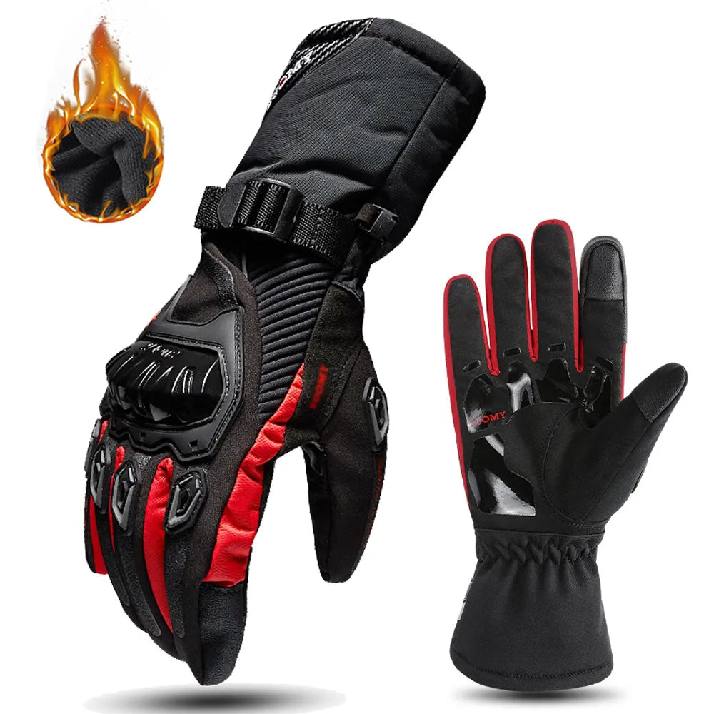 🔥💥【45% zniżki】🧤🧤Zimowe ciepłe rękawiczki motocyklowe-3883408