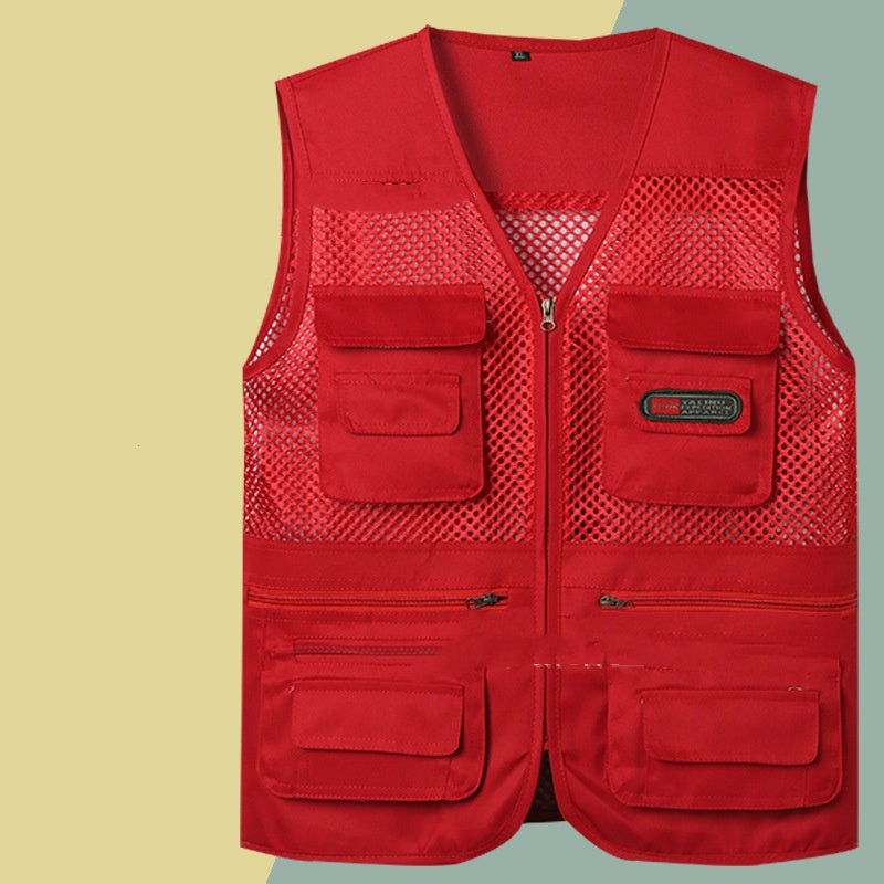 š„ćXL-4XLćš„Funkcjonalna kamizelka z wieloma kieszeniami_3640451