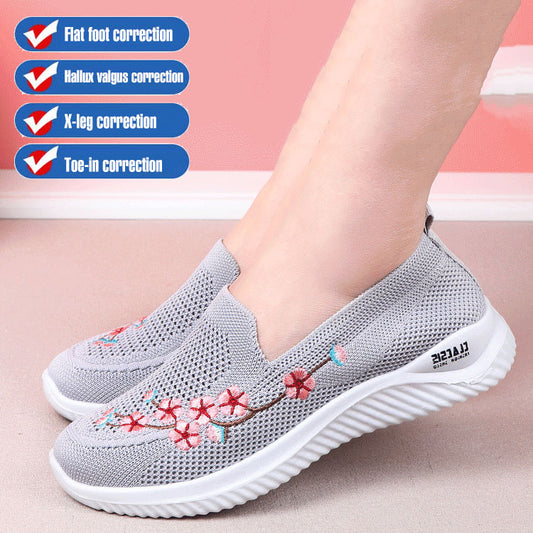 ✨🥰【36-42】2025 nowe modne, wygodne i oddychające haftowane buty damskie