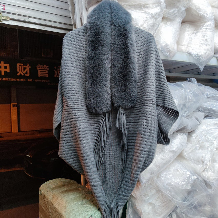 š„š„ Cardigan tricotat cald, cu Čal, guler de blanÄ, 2025