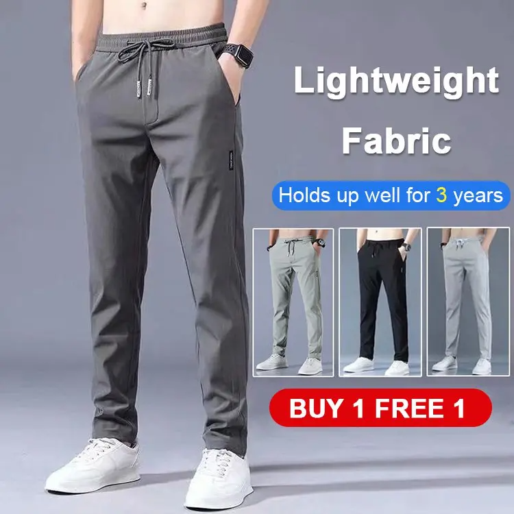 【Kup 1, a otrzymasz 1 za darmo】【M-5XL】 nowe męskie spodnie ze stretchem na co dzień, wygodne i modne3900217