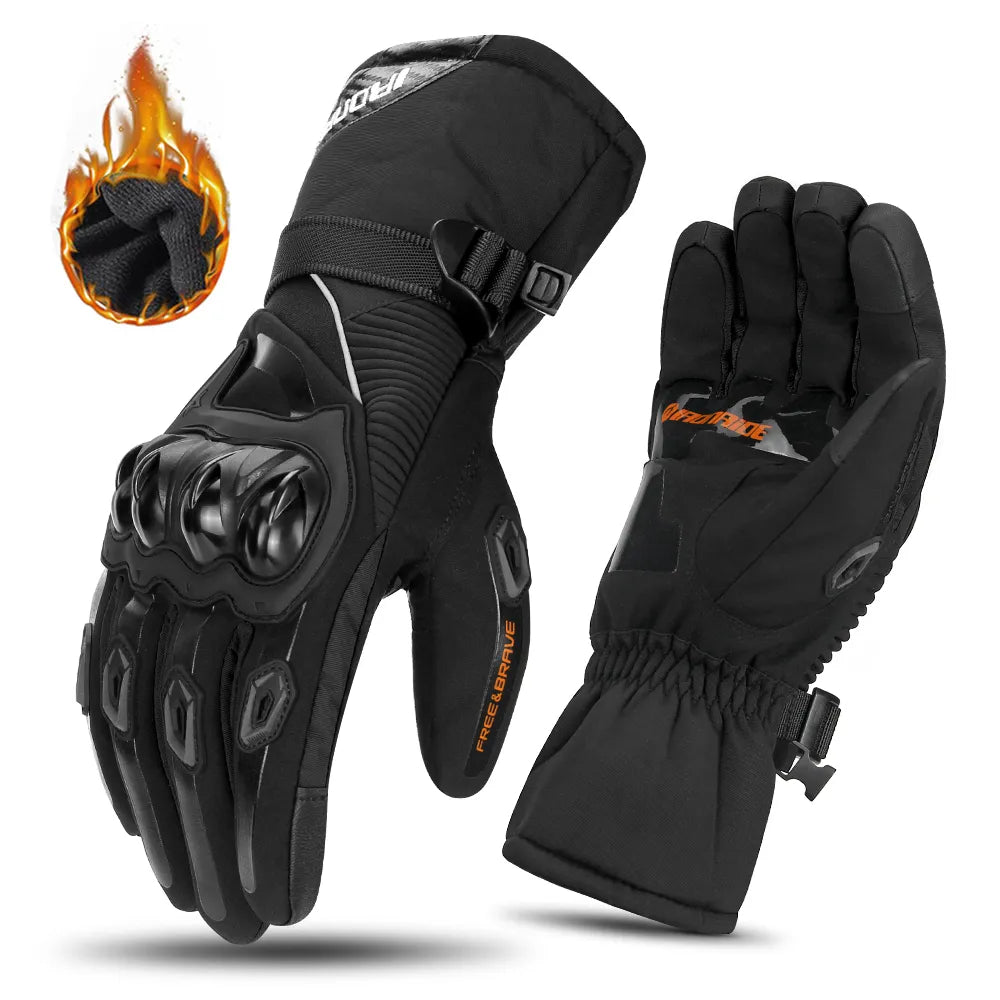 🔥💥【45% zniżki】🧤🧤Zimowe ciepłe rękawiczki motocyklowe-3883408