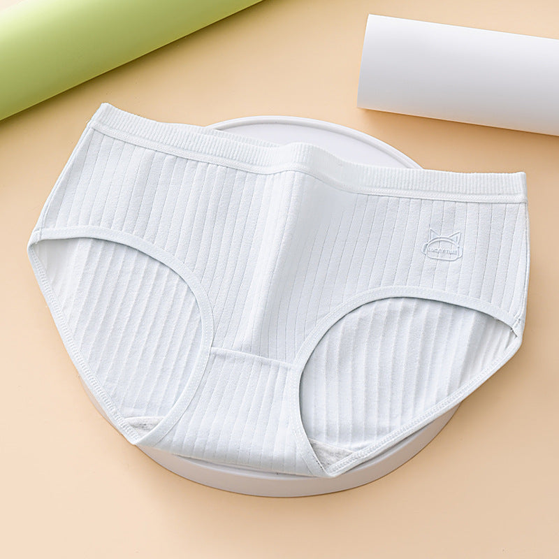 🩲🏆 Letni zestaw (7 szt.) – Wysokie, bawełniane majtki damskie o wygodnym i oddychającym kroju