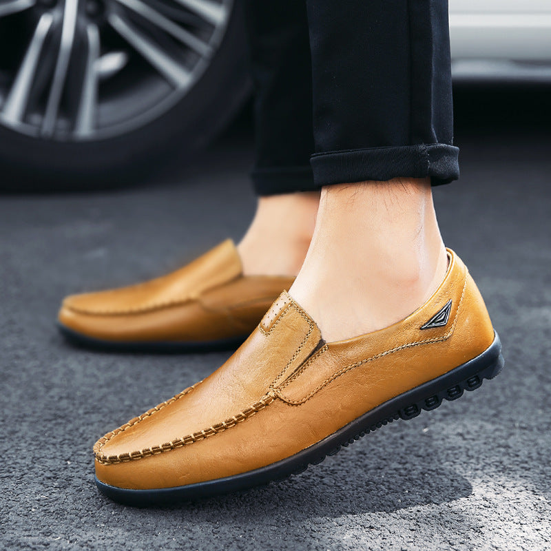 👞【37-46】Męskie buty modne casualowe, przewiewne obuwie na wiosnę, buty outdoorowe-3913365