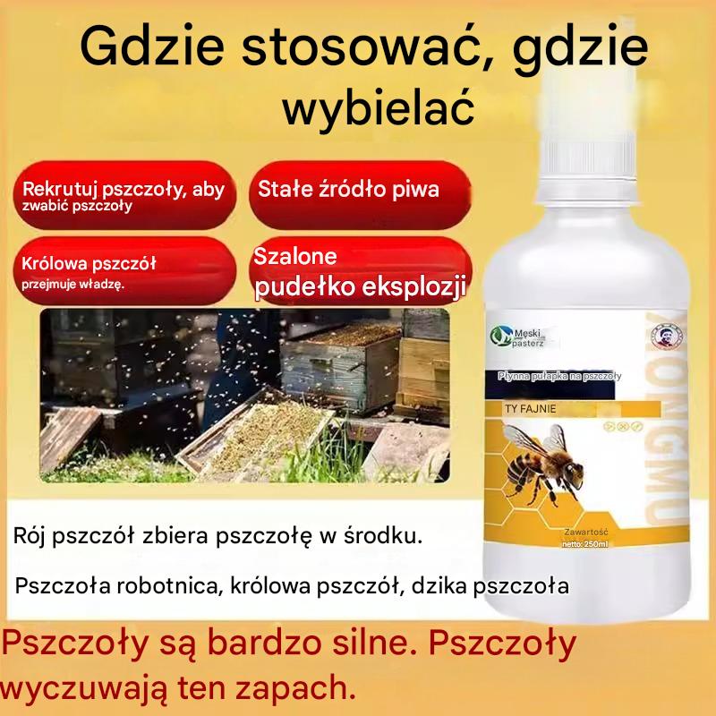 Gorąca wyprzedaż 🏆Kup jeden, drugi otrzymasz gratis🐝Płyn wabiący pszczoły, potężny artefakt wabiący pszczoły, wzrost farmy pszczół, woda wabiąca pszczoły
