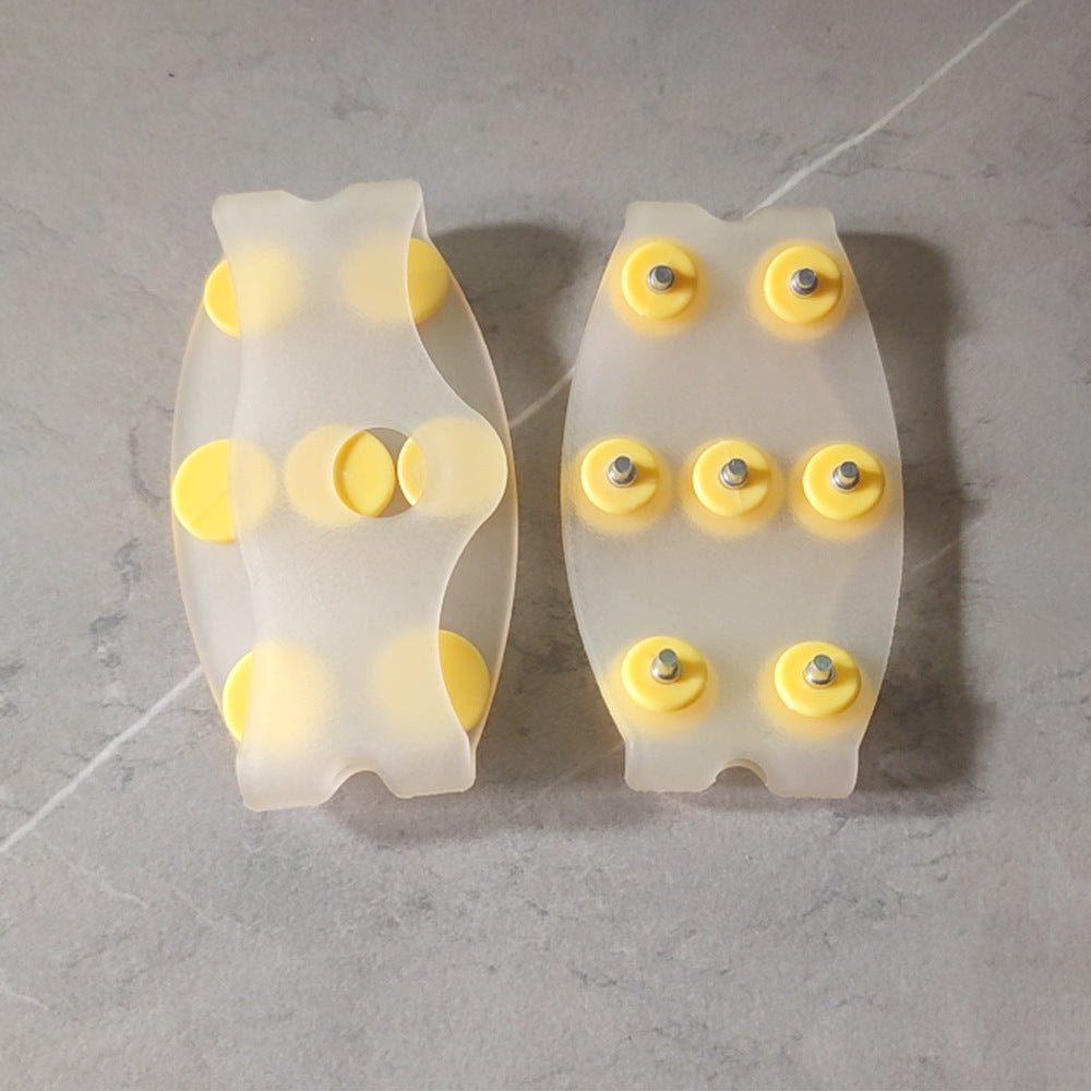 🔥✨【Купете 2, вземете 2 безплатно】Калъфи за обувки със седем нокти, противоплъзгащи, подходящи за сняг, алпинизъм, скално катерене и зимни ледени повърхности.