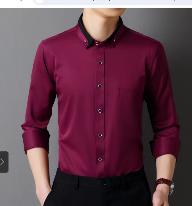 【S-4XL】👕2024 nowa, oddychająca męska koszula biznesowa na co dzień3831565