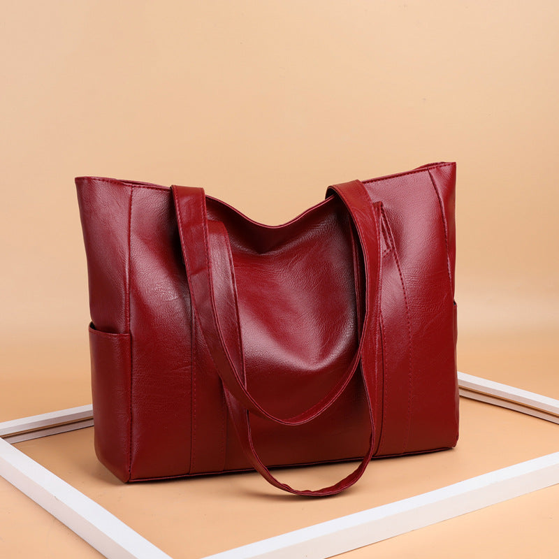 Limitowana zniżka 43% 👜 Nowa modna torebka damska z miękkiej skóry na ramię✨ Casual o dużej pojemności✨ 3876438