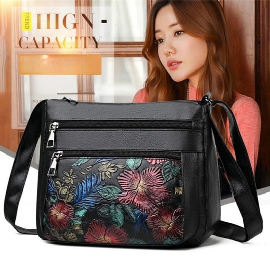 ✨👜Nowa, miękka, skórzana, modna, swobodna torba na ramię