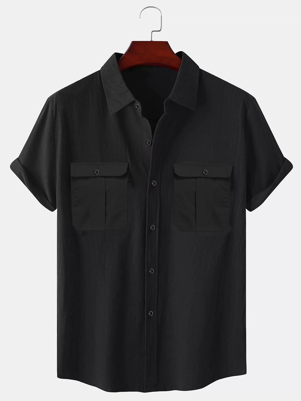 【🔥Wyprzedaż letnia🔥】✨🎉【M-5XL】Nowa letnia męska prosta, codzienna koszula lniana z 2025 roku.