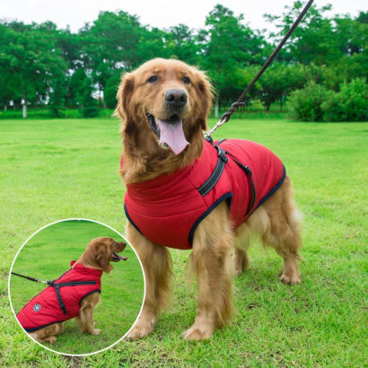🔥🐕🦺【50% zniżki】Ubrania narciarskie na jesień i zimę dla zwierząt, wodoodporna i ciepła bawełniana kurtka dla psów