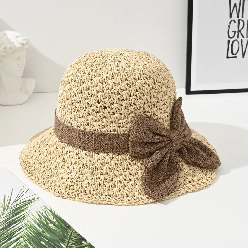 ☀️🎀【Producto más vendido del verano✨】Elegante sombrero francés con lazo: protección solar y sombra.