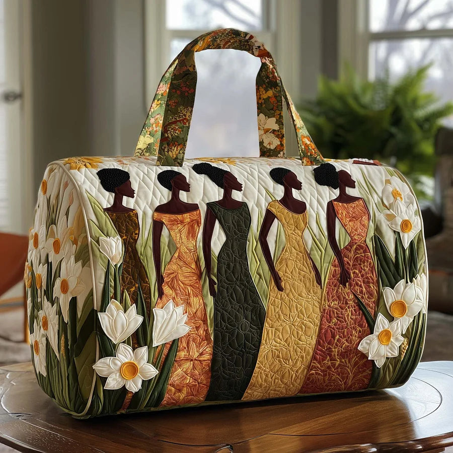 Bolsa de viaje acolchada con estampado nuevo, bolso de mano multifuncional para deporte y gimnasio, ideal para viajes cortos.