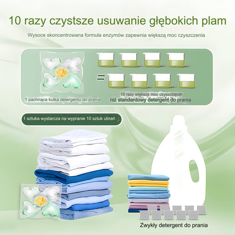 ✨Super duże wiaderko 5 w 1 perełek zapachowych do prania Długotrwały zapach Skuteczne odkażanie-3764860